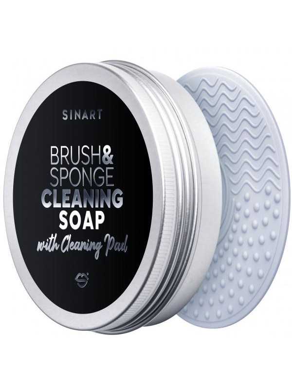 Mydło do czyszczenia pędzli SINART BRUSH&SPONGE CLEANING SOAP z matą